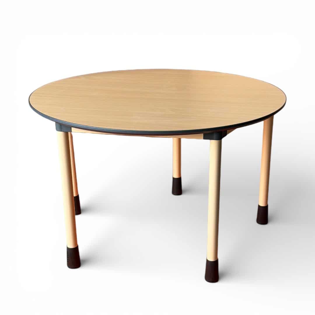WY-YCY-292 Wooden Deluxe Round Table 120x73-79cm - Image 1