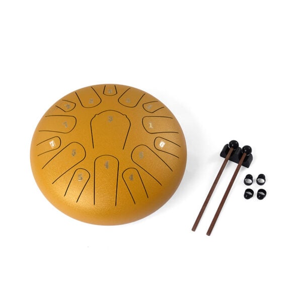 Tongue Drum Set 30 cm | Tuned Steel Tongue Drum for Classrooms