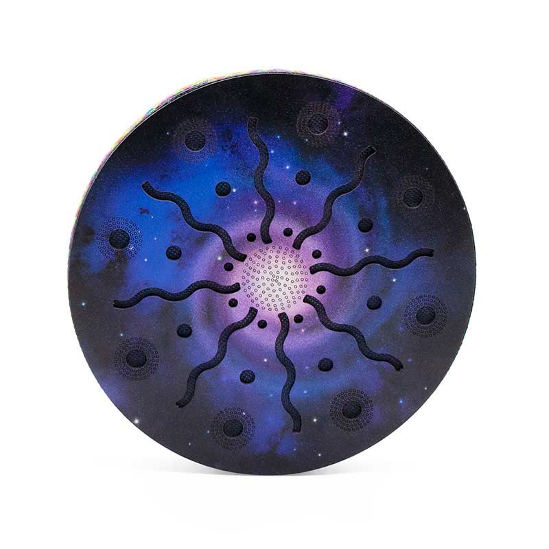 WIS-GEN-3BIY1029 Stream Drum 20 cm | Ocean Drum with Rolling Beads