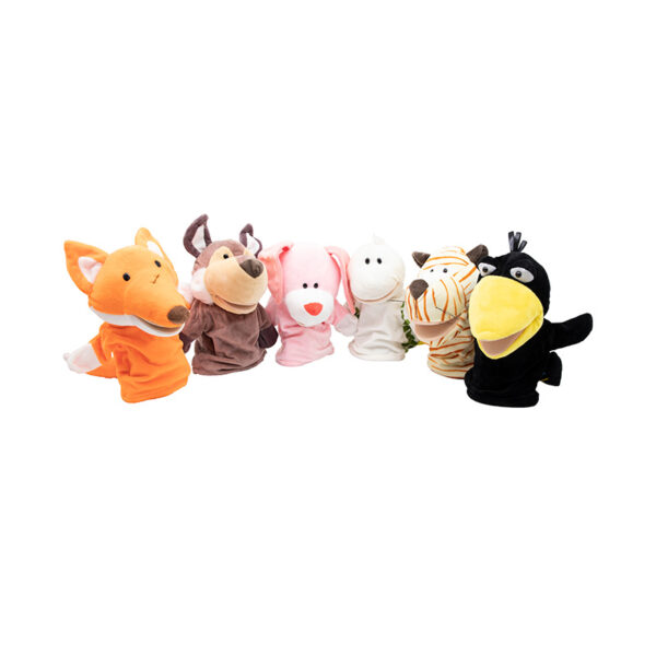 Working Mouth Animal Hand Puppets | Moving Jaw Puppet Set