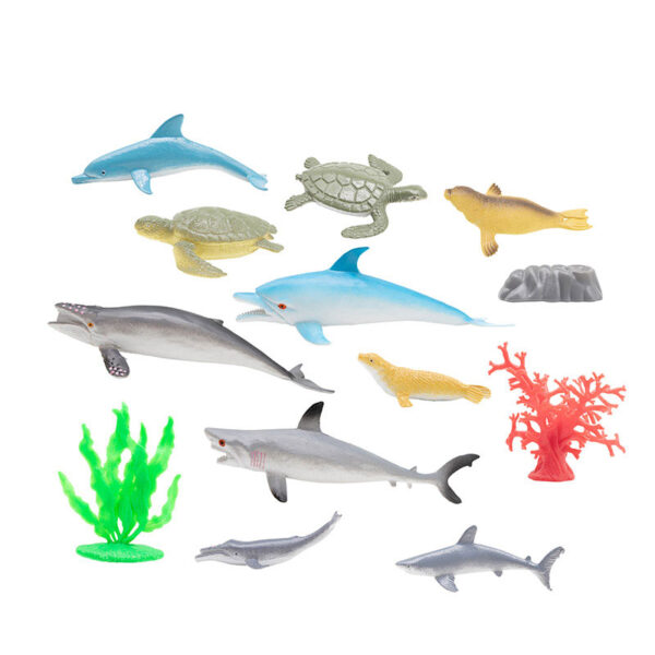 Marine Life Figures Kit | Sea Animal Small World Set