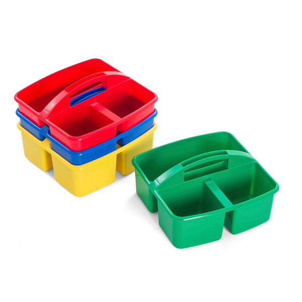 Handy Plastic Storage Boxes Pack of 4 | 23.5×23.5×13 cm