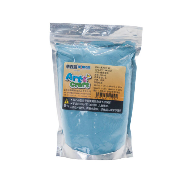 Magic Sand Blue | Mouldable Play Sand for Water-Themed Trays