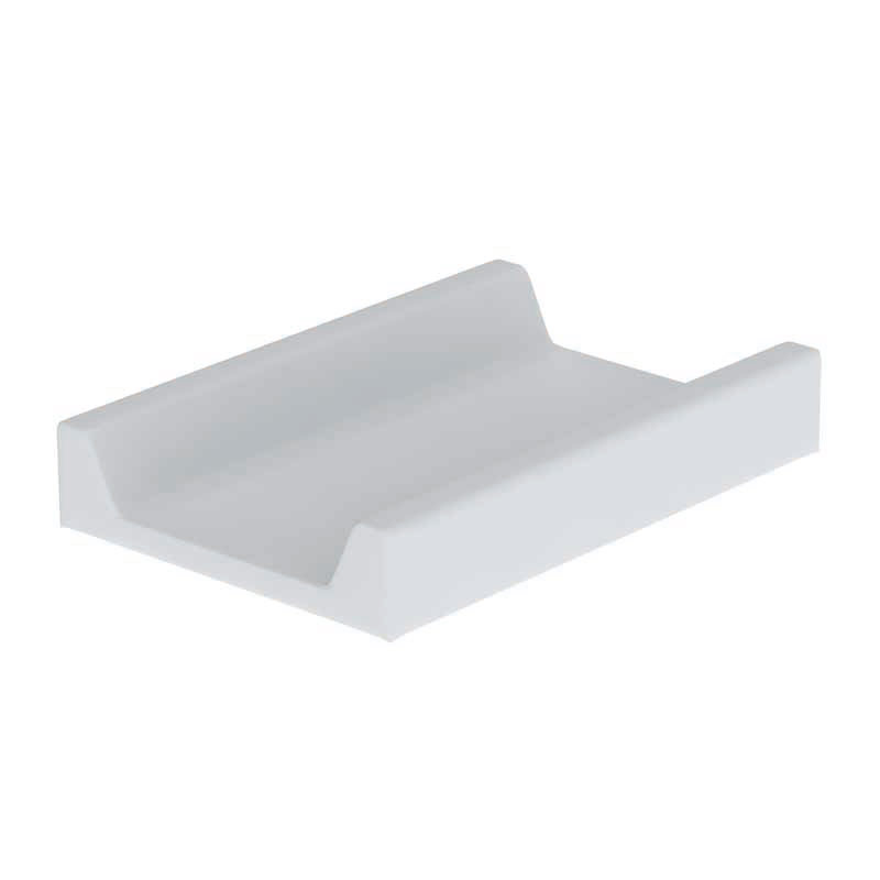 WIS-GEN-4047-10 Baby Change Mat White 69.5×46.5×13 cm | Raised-Edge PVC Foam