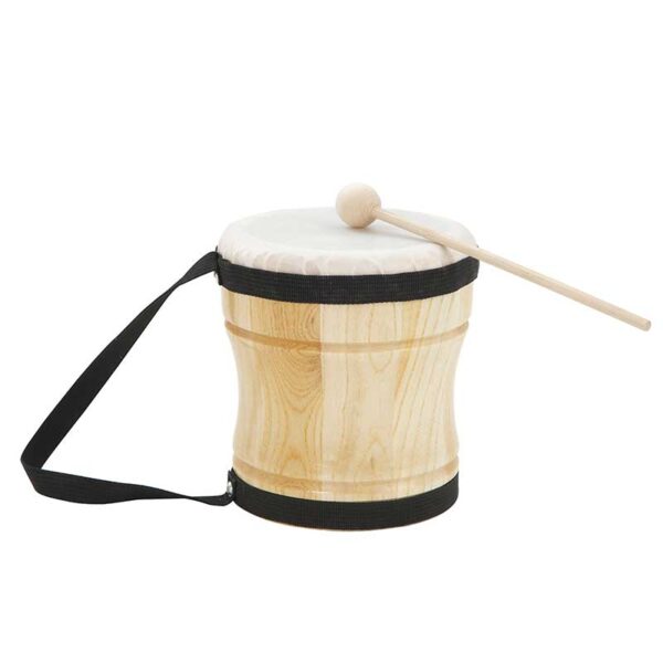 Wooden Snare Drum with Beaters | Hand Drum for Music Lessons