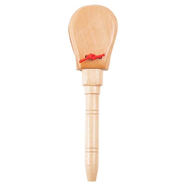Wooden Castanets 20.3×5.6×2.7 cm | Paddle Castanets for Children