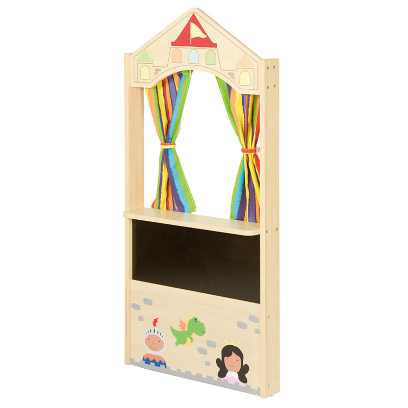 WIS-GEN-HDCP003-30 New Harvard Puppet Theatre | Slim Wood Stage 60×12.8×126 cm