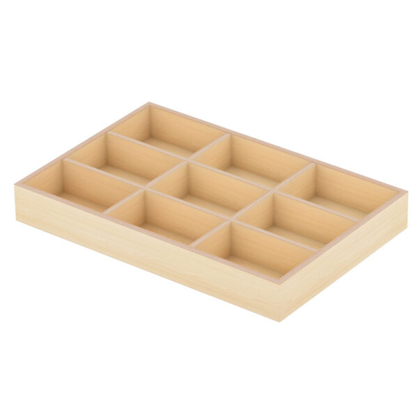 Wooden Desk Organizer Tray 45×30×8 cm for Classroom Tables