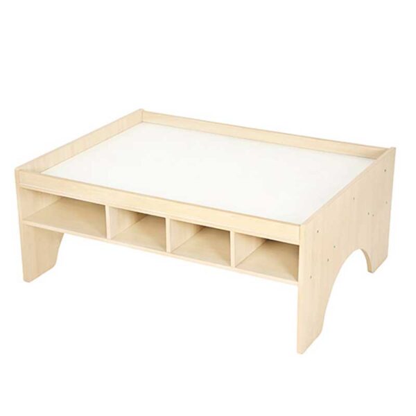 MS Block Play Table 120×92.4×50.4 cm | Wooden Construction Table