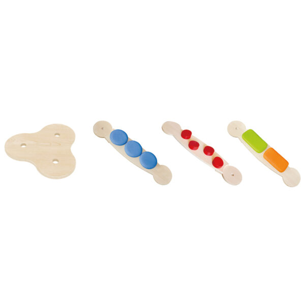Wiggly Wonky Balance Beams Set B | Wooden Balance Course for Kids