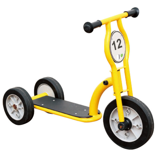 Trike Power Scooter 89×43×64 cm | Three-Wheel Kids Scooter Yellow