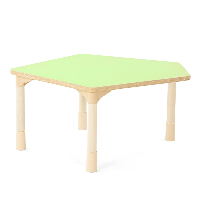 WIS-GEN-WNS1A201T19 Venice Pentagonal Classroom Table 4-Seat 80×62 cm | Complete