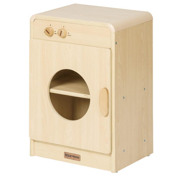Wooden Play Washing Machine 40×31.8×57 cm | Role Play Laundry Unit