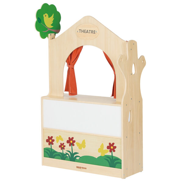 Milan Garden Puppet Theatre | Wood 80×30×134.4 cm Stage Unit