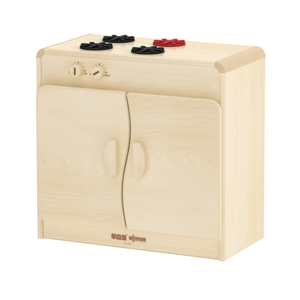 Wooden Play Kitchen Oven Unit 60×31.8×57 cm | Role Play Cooker