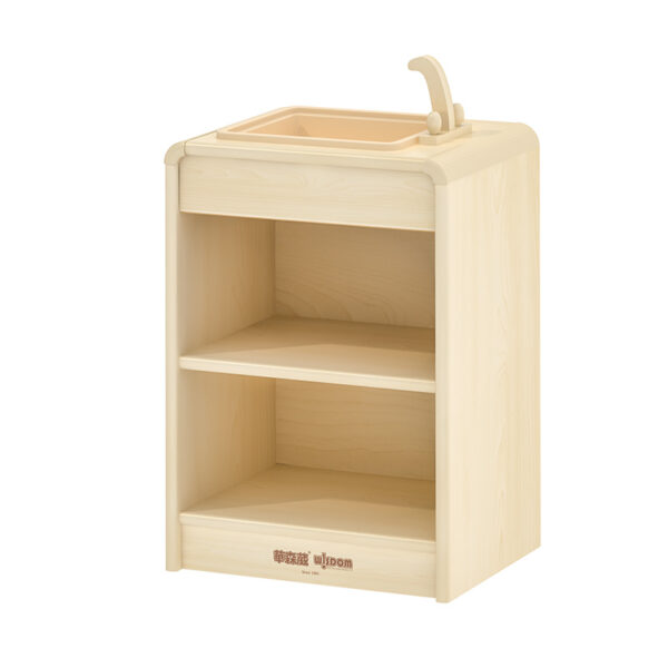 Wooden Play Kitchen Sink Unit 40×30×57 cm | Toy Kitchen Basin
