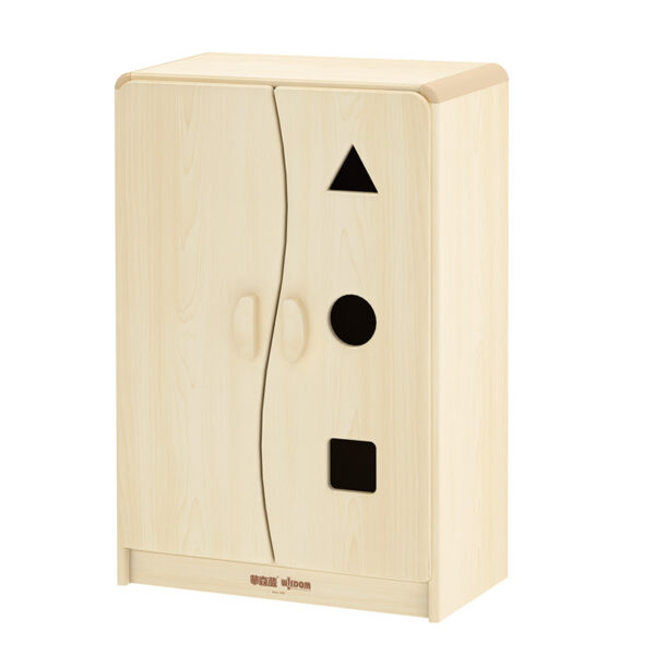 Wooden Play Kitchen Fridge Unit 60×31.8×88 cm | Toy Refrigerator