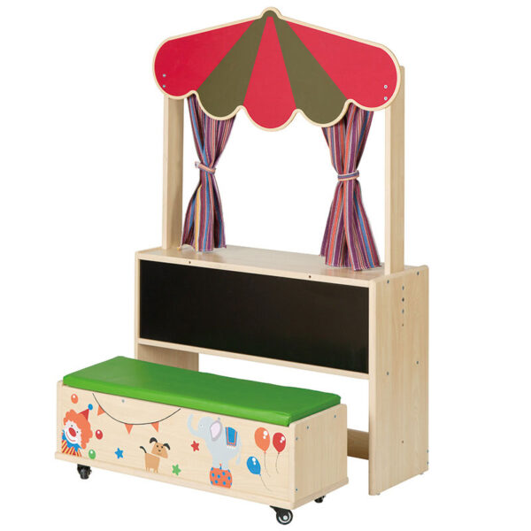 Athens Garden Puppet Theatre | Wood 83.6×29.8×128.8 cm