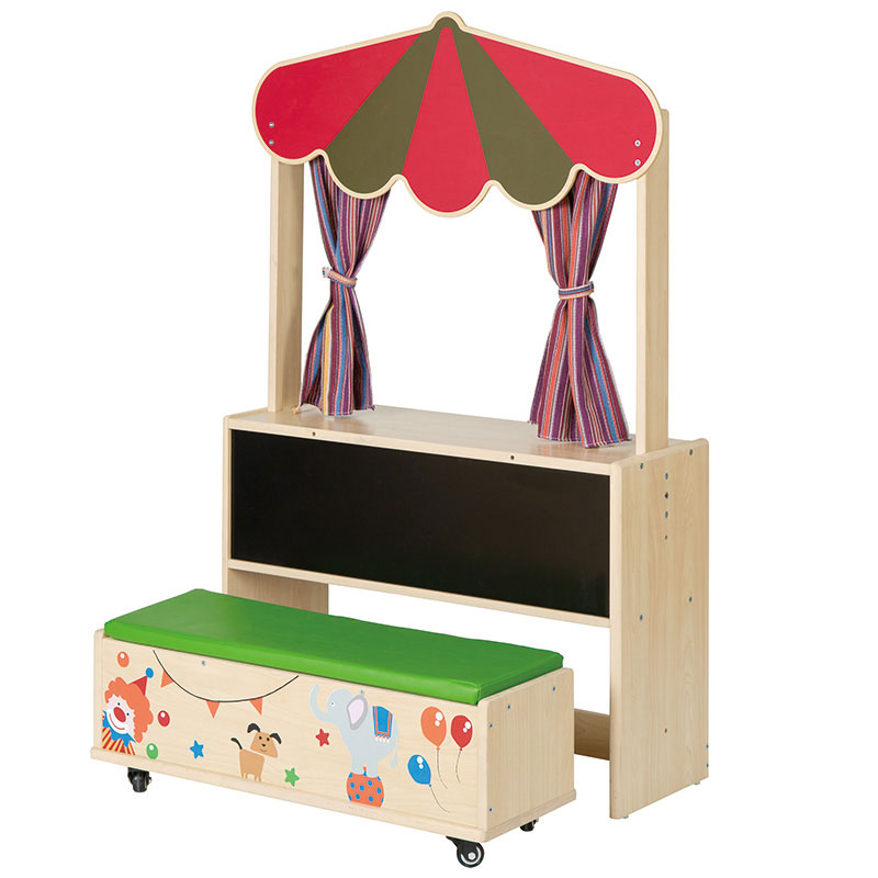 WIS-RLP-YDCP003-30 Athens Garden Puppet Theatre | Wood 83.6×29.8×128.8 cm