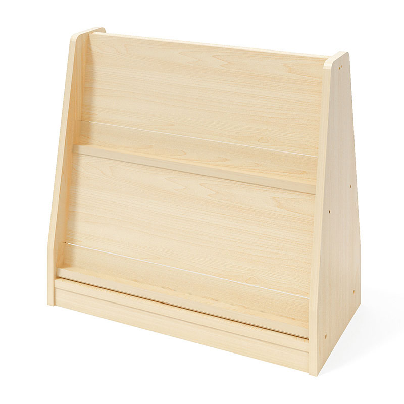 WIS-SHF-GY19021-V02 Double-Sided Book Stand | Wood & Acrylic 60×30×57 cm