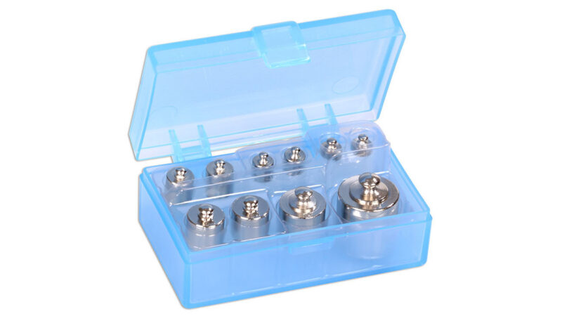 Vinco educational practical for all scales 10 weights 2x 1, 2, 5. 10g each; 1x 20, 50g each in the plastic box ideal for getting to know weights this weight set made of metal with 10 weights is optimal for all different scales. Your students get to know and assess weights better. You can weigh and compare objects with low weight. With imprinted weight information. Scope of delivery - sentence with 10 weights: - 2 x 1g - 2 x 2g - 2 x 5g - 2 x 10g < br/>- 1 x 20g - 1 x 50g - in the plastic box