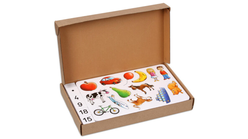 Vinco educational counting and arithmetic with pictures in a box discover the number range up to 10 with colorful pictures. 196 magnetic parts large format images and numbers for arithmetic stories on the board with the funny, colorful pictures, arithmetic is simply fun. Quantities, number decompositions as well as addition and subtraction tasks can be practiced clearly and small word problems can be represented visually. Here the number range up to 20 is deepened and consolidated. The colorful pictures make arithmetic much more fun for children. The images are printed on 4 mm thick boards and laminated. They are completely covered with magnets on the back. This means they stick very well to any steel board. Scope of delivery 196 pieces in sturdy cardboard, including: 140 magnetic pictures (10 each apple, pear, banana, cow, horse, dog, cat, balloon, car, bicycle, ship, plane, girl and boy) 42 magnetic numbers (2x the numbers from 0 to 20 each) 14 magnetic arithmetic symbols (2x each)
