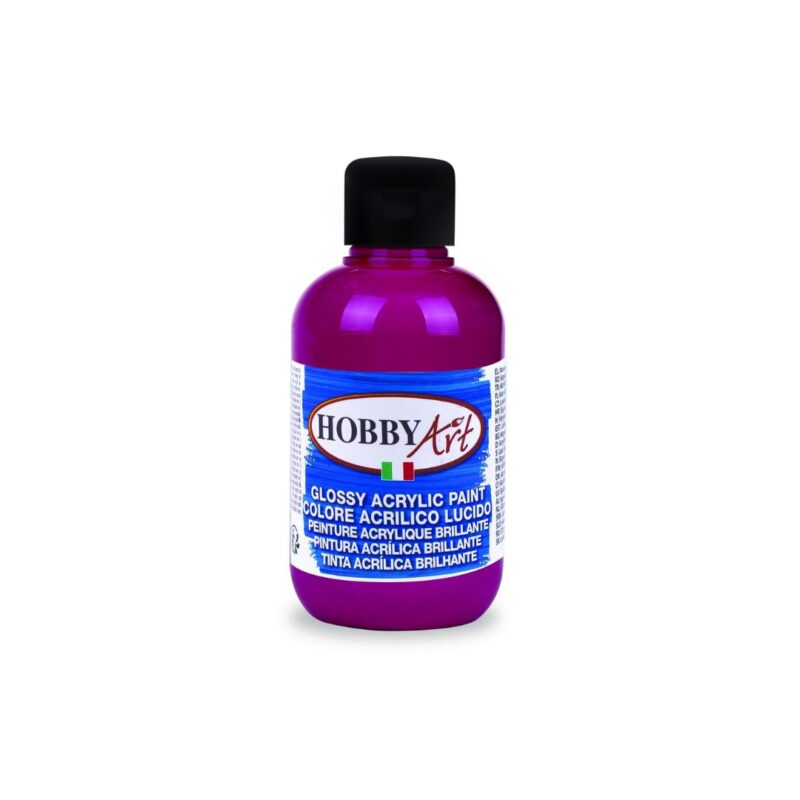 Toy color "hobby art glossy acrylic paint 500ml - professional quality for creative projects"