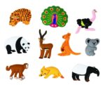 Wild animals motifs set 2