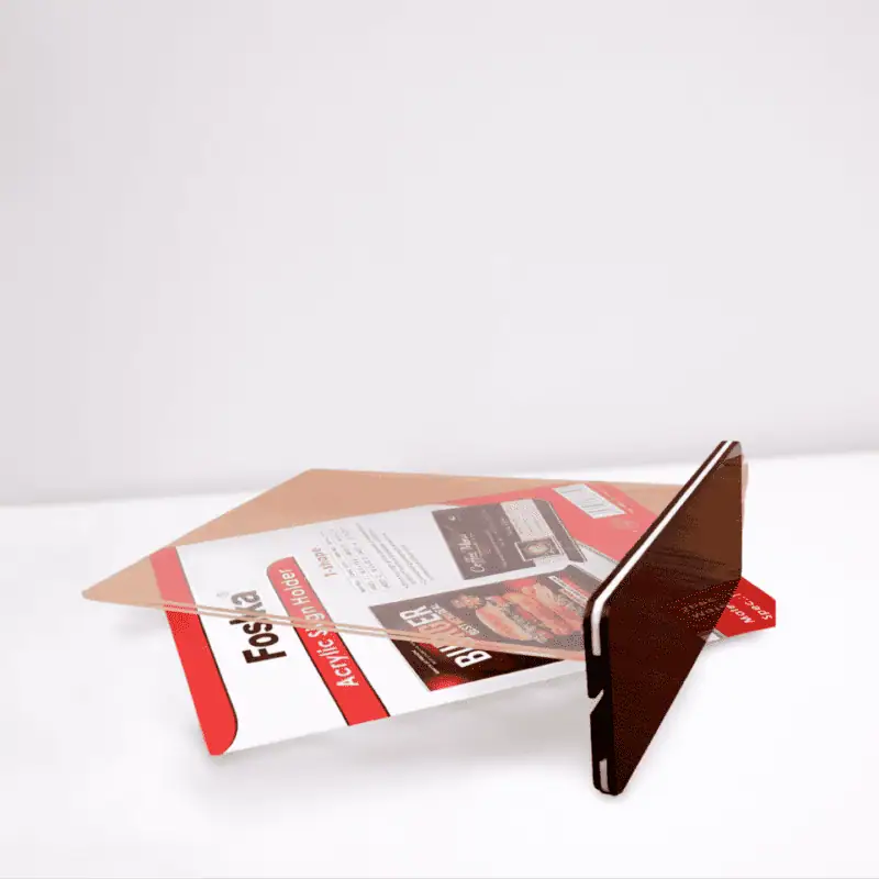 Foska - acrylic sign holder 21x29. 7cm