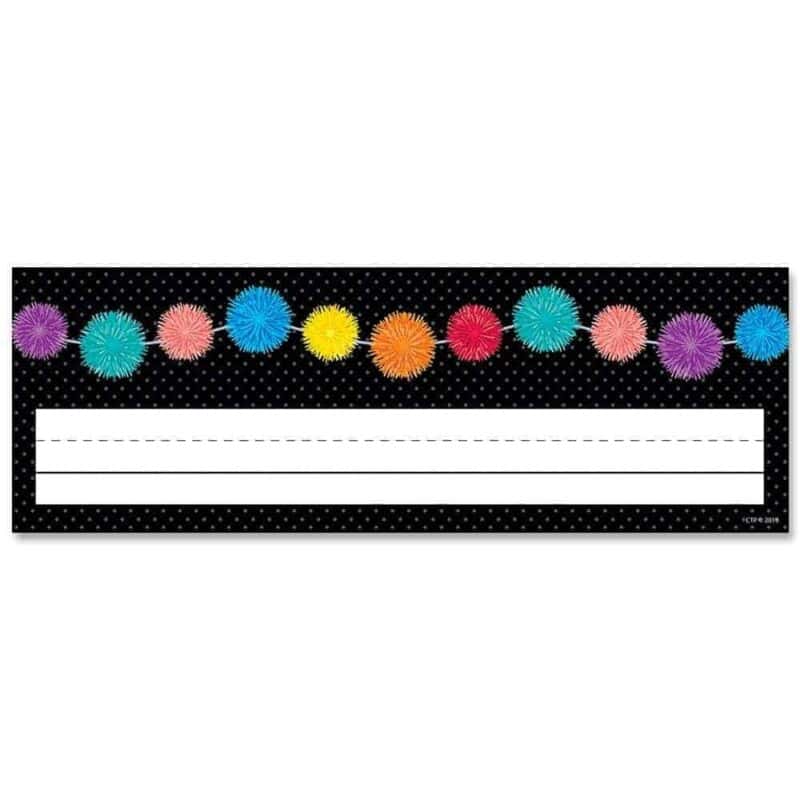 Pom-poms name plates ctp-8718