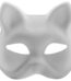 Diy half cat paper paintable masks 16x18cm