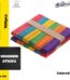 Colored wooden sticks - 100pcs