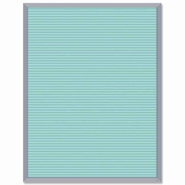 Turquoise Letter Board Blank Chart CTP-8778