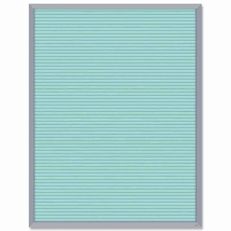 Turquoise letter board blank chart ctp-8778