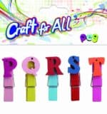 Wooden Letters Pegs 5pcs
