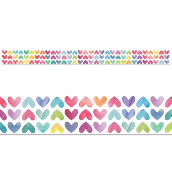 Colorful Hearts Border CTP-8793