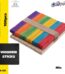 Mixed wooden sticks - 50pcs natural + 50pcs colored