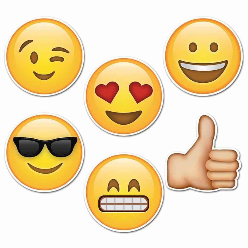 Emoji fun emojis 10" designer cut-outs ctp-3394