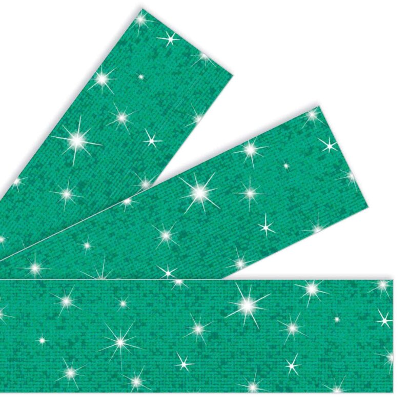 Teal bolder borders® – sparkle