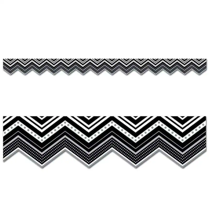 BW Chevron Border CTP-7118