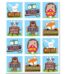 Woodland friends rewards stickers ctp-8753