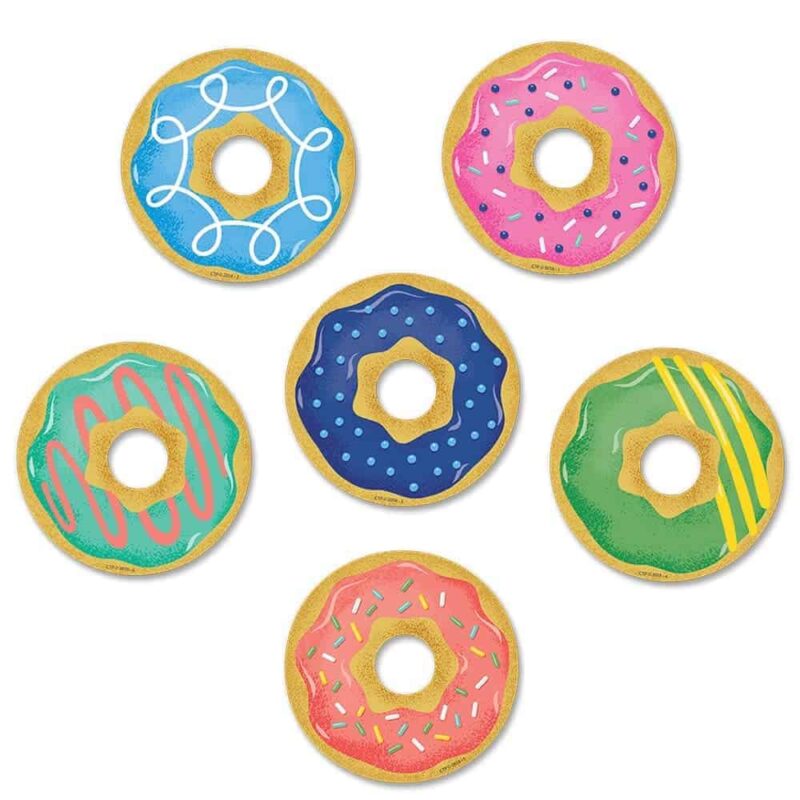 Mid-century mod donuts 3" designer cut-outs ctp-8226