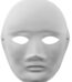 Diy full face paper paintable masks - large 23x19cm
