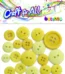 Craft for all - multicolored mixed size yellow buttons 10-21mm 18pcs