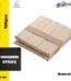 Natural wooden sticks - 100pcs