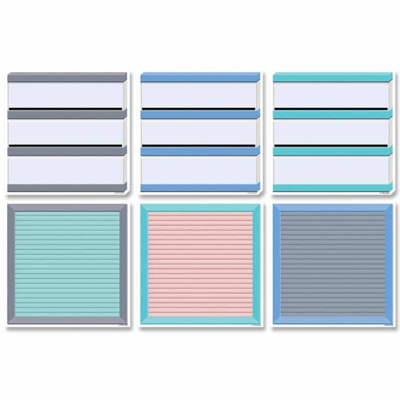 Calm & cool letter & light boards 6" designer cut-outs ctp-8665