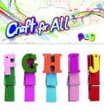 Wooden Letters Pegs 5pcs