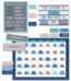 Calm cool calendar set bulletin board ctp-8595