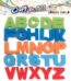 Sponge alphabet capital case stamps 26pcs