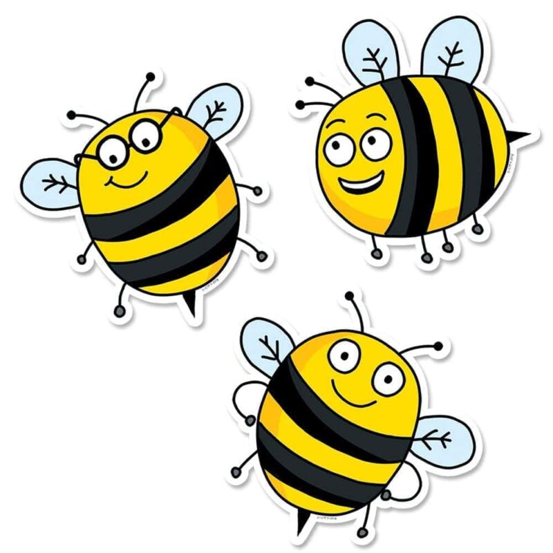 So much pun! Bee... 6" designer cut-outs ctp-8230